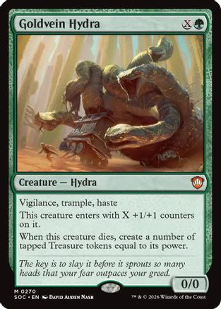 Image of Goldvein Hydra (SOC-270) - Commander: Secrets of Strixhaven