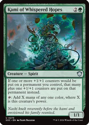 Image of Kami of Whispered Hopes (SOC-273) - Commander: Secrets of Strixhaven
