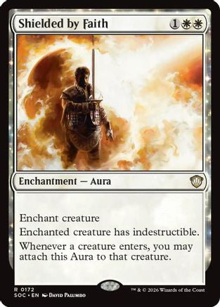 Image of Shielded by Faith (SOC-172) - Commander: Secrets of Strixhaven