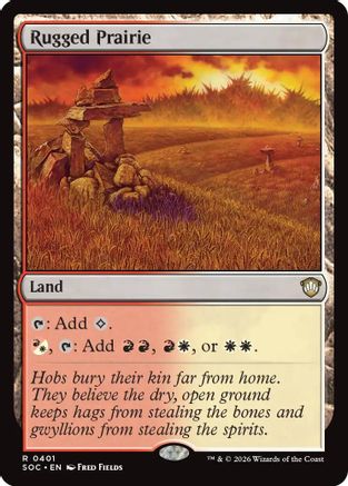 Image of Rugged Prairie (SOC-401) - Commander: Secrets of Strixhaven
