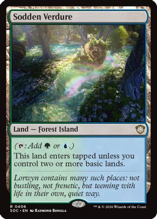 Image of Sodden Verdure (SOC-406) - Commander: Secrets of Strixhaven