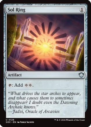 Image of Sol Ring (SOC-128) - Commander: Secrets of Strixhaven