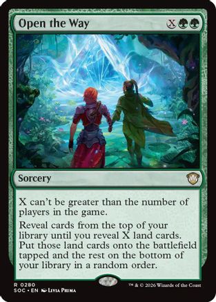 Image of Open the Way (SOC-280) - Commander: Secrets of Strixhaven
