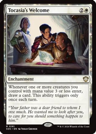 Image of Tocasia's Welcome (SOC-181) - Commander: Secrets of Strixhaven