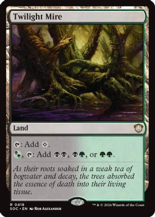 Image of Twilight Mire (SOC-418) - Commander: Secrets of Strixhaven
