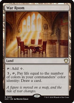 Image of War Room (SOC-422) - Commander: Secrets of Strixhaven