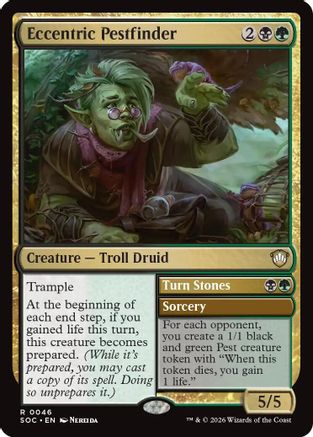 Image of Eccentric Pestfinder (SOC-046) - Commander: Secrets of Strixhaven