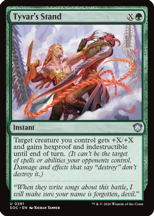Image of Tyvar's Stand (SOC-291) - Commander: Secrets of Strixhaven