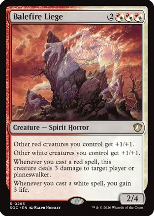 Image of Balefire Liege (SOC-295) - Commander: Secrets of Strixhaven