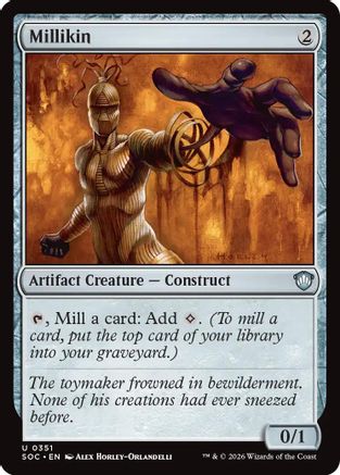 Image of Millikin (SOC-351) - Commander: Secrets of Strixhaven