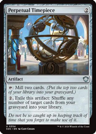 Image of Perpetual Timepiece (SOC-354) - Commander: Secrets of Strixhaven