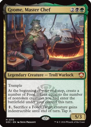 Image of Gyome, Master Chef (SOC-313) - Commander: Secrets of Strixhaven
