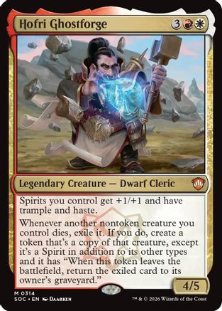 Image of Hofri Ghostforge (SOC-314) - Commander: Secrets of Strixhaven