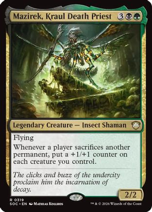 Image of Mazirek, Kraul Death Priest (SOC-319) - Commander: Secrets of Strixhaven