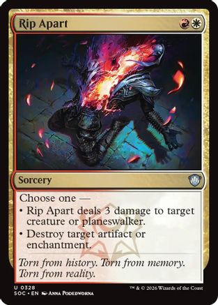 Image of Rip Apart (SOC-328) - Commander: Secrets of Strixhaven