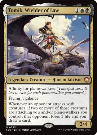 Image of Tomik, Wielder of Law (SOC-333) - Commander: Secrets of Strixhaven