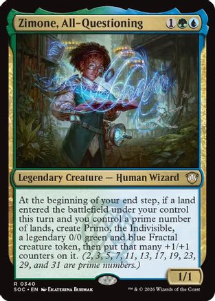 Image of Zimone, All-Questioning (SOC-340) - Commander: Secrets of Strixhaven