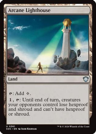 Image of Arcane Lighthouse (SOC-361) - Commander: Secrets of Strixhaven