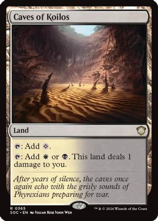 Image of Caves of Koilos (SOC-365) - Commander: Secrets of Strixhaven