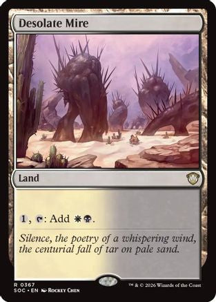 Image of Desolate Mire (SOC-367) - Commander: Secrets of Strixhaven