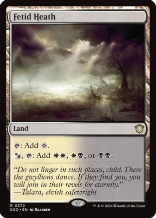 Image of Fetid Heath (SOC-372) - Commander: Secrets of Strixhaven