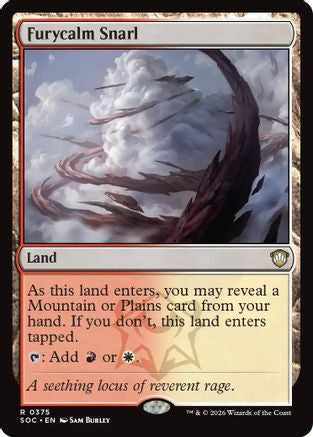 Image of Furycalm Snarl (SOC-375) - Commander: Secrets of Strixhaven