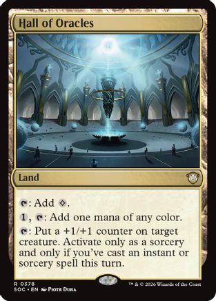 Image of Hall of Oracles (SOC-378) - Commander: Secrets of Strixhaven