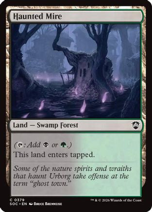 Image of Haunted Mire (SOC-379) - Commander: Secrets of Strixhaven