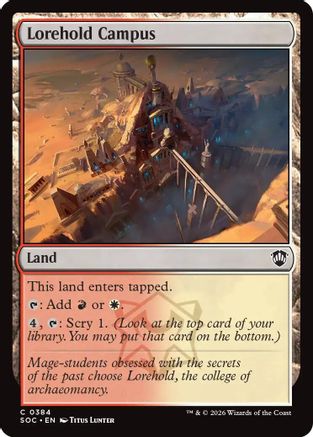 Image of Lorehold Campus (SOC-384) - Commander: Secrets of Strixhaven