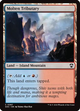 Image of Molten Tributary (SOC-387) - Commander: Secrets of Strixhaven