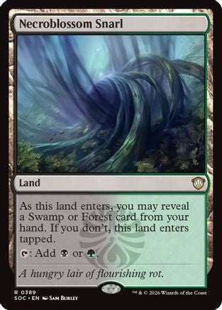Image of Necroblossom Snarl (SOC-389) - Commander: Secrets of Strixhaven