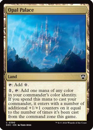 Image of Opal Palace (SOC-390) - Commander: Secrets of Strixhaven