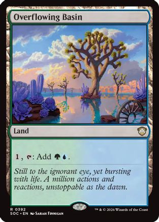 Image of Overflowing Basin (SOC-392) - Commander: Secrets of Strixhaven
