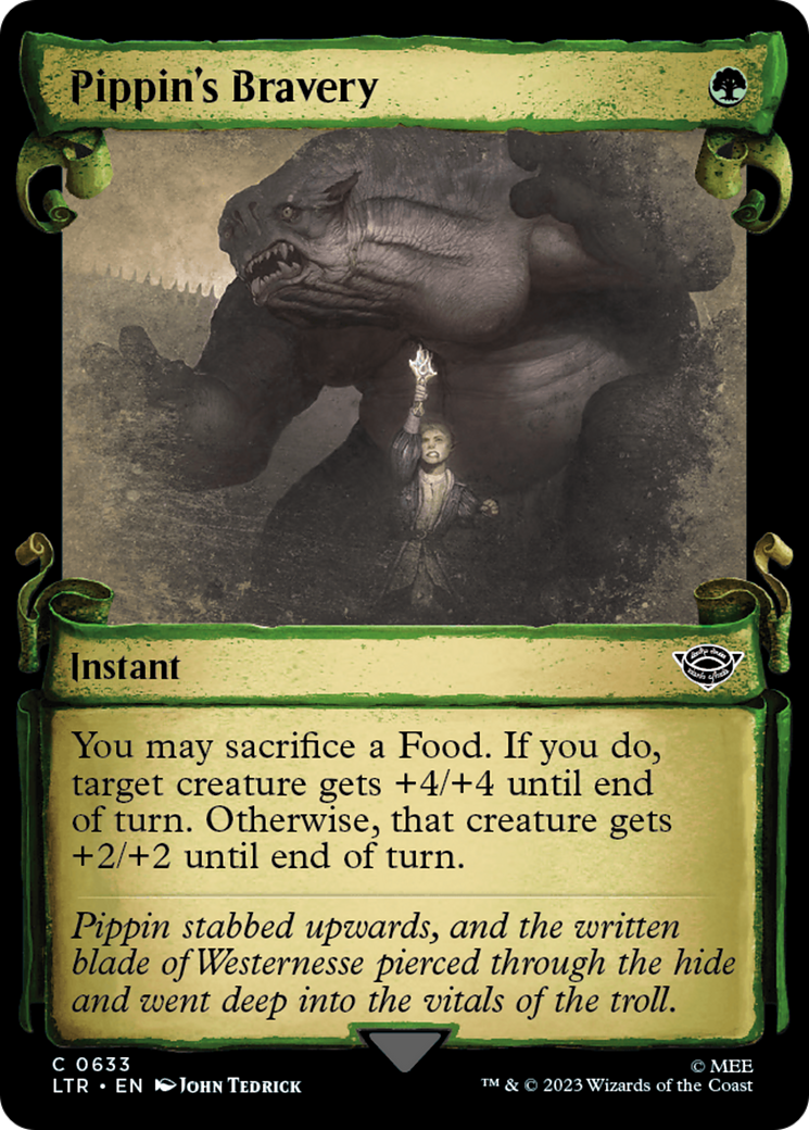 Image of Pippin's Bravery [The Lord of the Rings: Tales of Middle-Earth Showcase Scrolls]