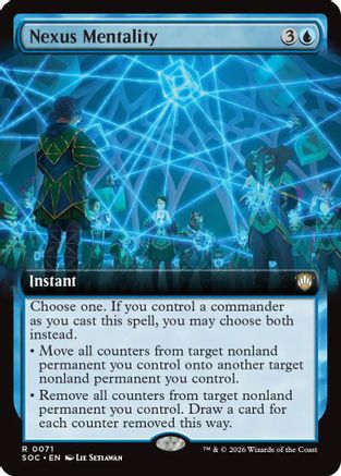 Image of Nexus Mentality (Extended Art) (SOC-071) - Commander: Secrets of Strixhaven