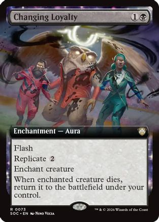 Image of Changing Loyalty (Extended Art) (SOC-073) - Commander: Secrets of Strixhaven