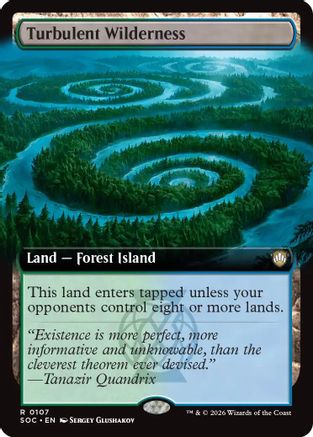 Image of Turbulent Wilderness (Extended Art) (SOC-107) - Commander: Secrets of Strixhaven