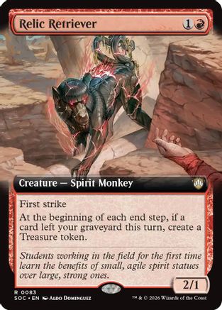 Image of Relic Retriever (Extended Art) (SOC-083) - Commander: Secrets of Strixhaven