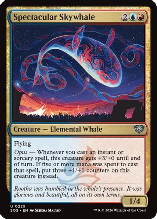 Image of Spectacular Skywhale (SOS-229) - Secrets of Strixhaven