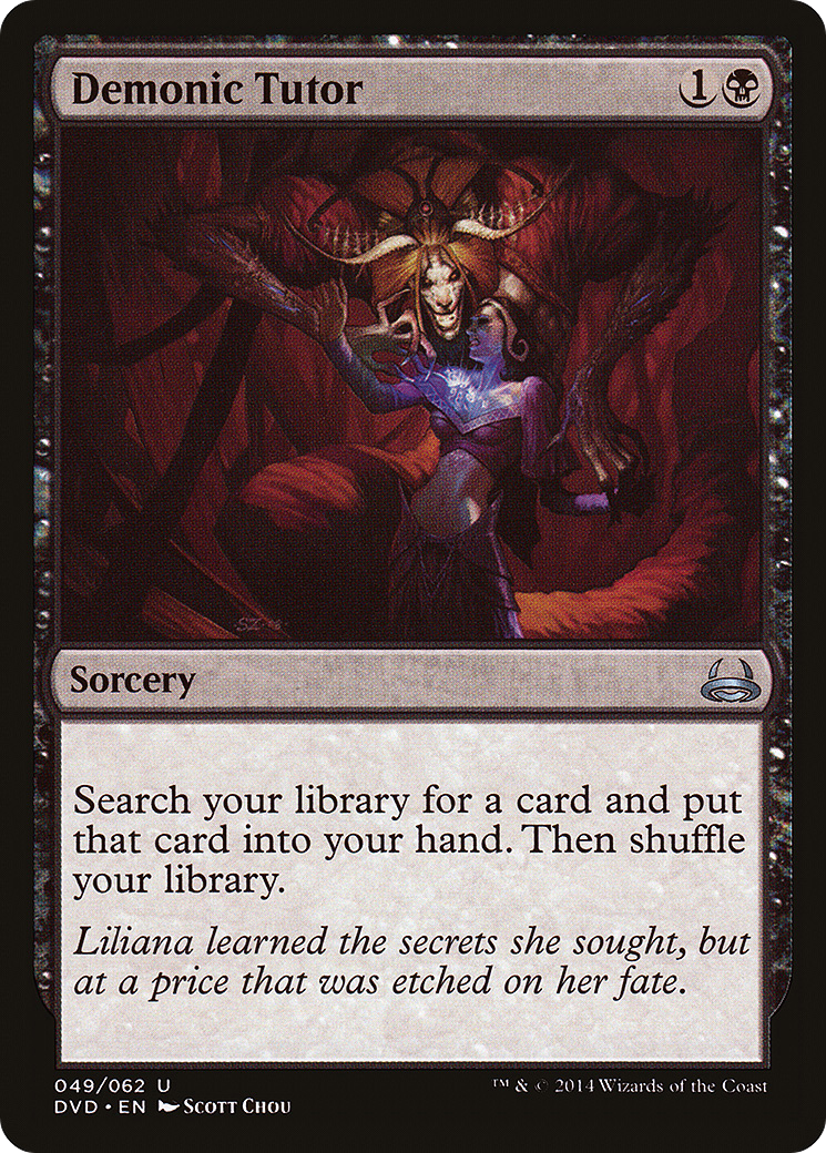 Image of Demonic Tutor (Divine vs. Demonic) [Duel Decks Anthology]