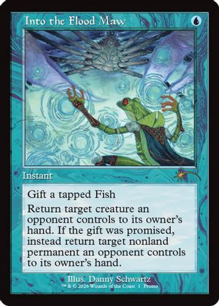 Image of Into the Flood Maw (Retro Frame) (WPN-001) - WPN & Gateway Promos Foil