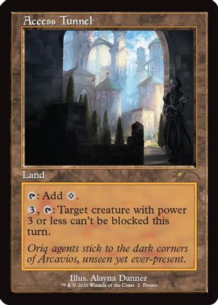 Image of Access Tunnel (Retro Frame) (WPN-002) - WPN & Gateway Promos