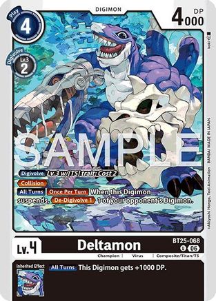 Image of Deltamon (BT25-068) - Dual Revolution