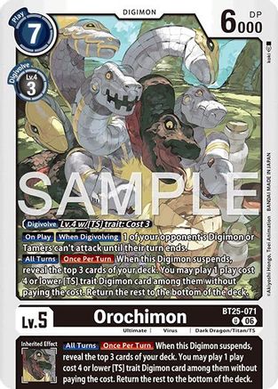 Image of Orochimon (BT25-071) - Dual Revolution
