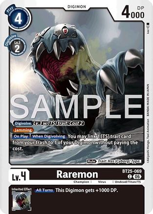Image of Raremon (BT25-069) - Dual Revolution