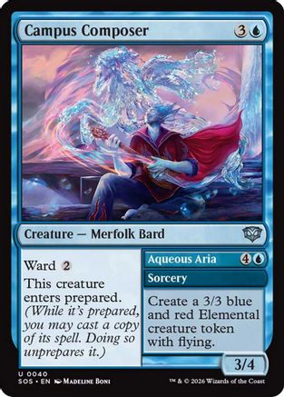 Image of Campus Composer (SOS-040) - Secrets of Strixhaven Foil