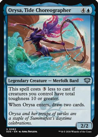 Image of Orysa, Tide Choreographer (SOS-062) - Secrets of Strixhaven Foil