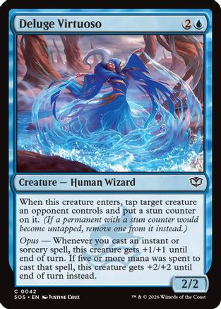 Image of Deluge Virtuoso (SOS-042) - Secrets of Strixhaven Foil