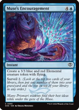 Image of Muse's Encouragement (SOS-061) - Secrets of Strixhaven
