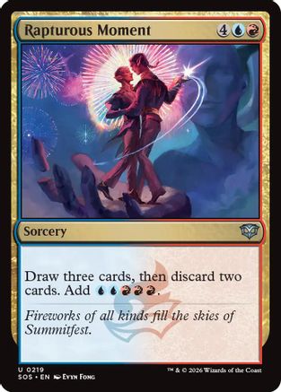 Image of Rapturous Moment (SOS-219) - Secrets of Strixhaven Foil